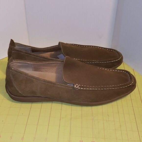 Florsheim brown leather loafers - Picture 1 of 8